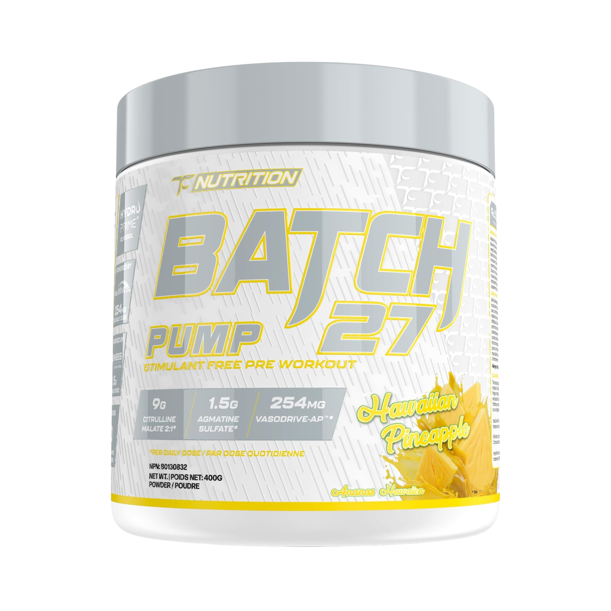 TC Nutrition Batch Pump 27 Stim Free Pre-workout 40serv