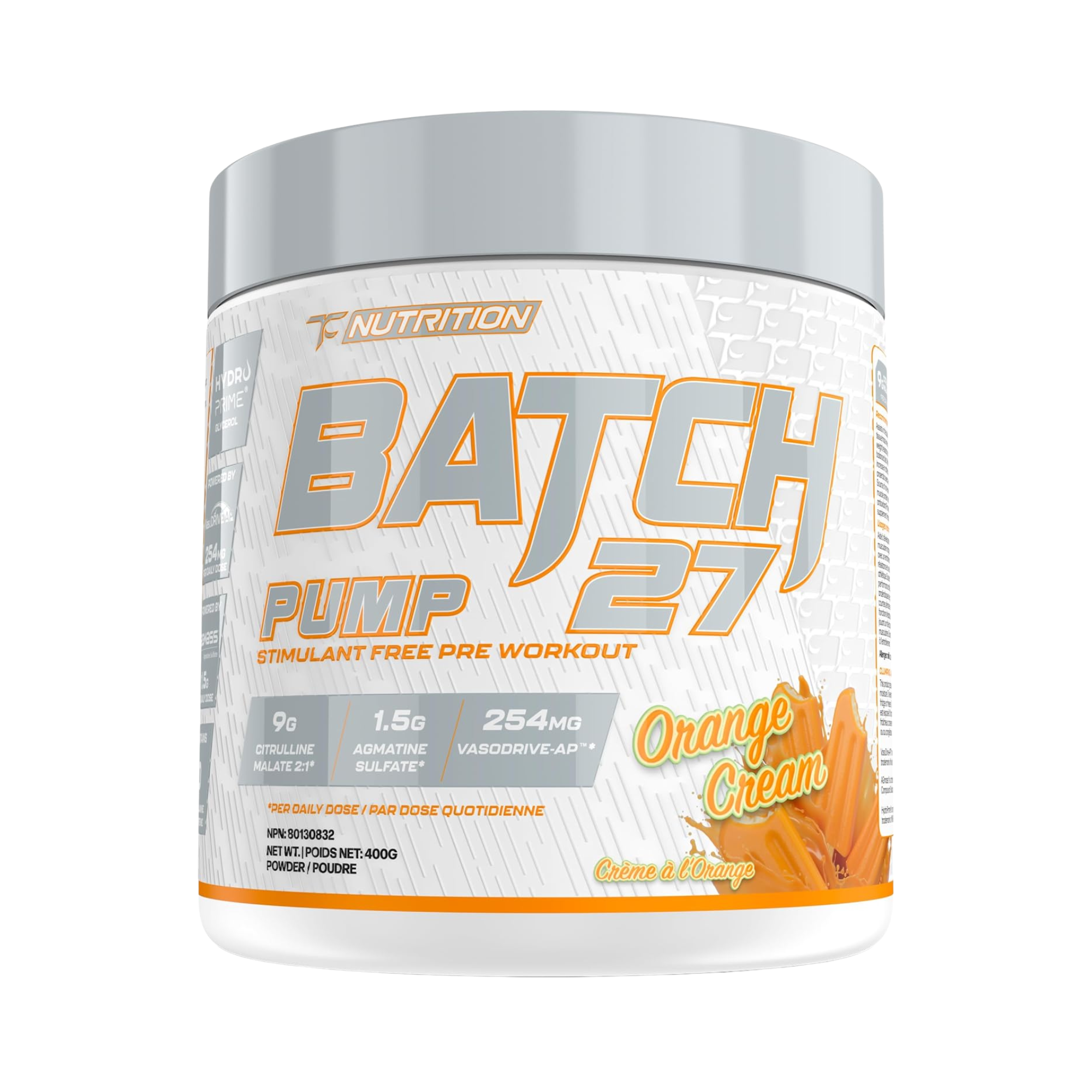 TC Nutrition Batch Pump 27 Stim Free Pre-workout 40serv