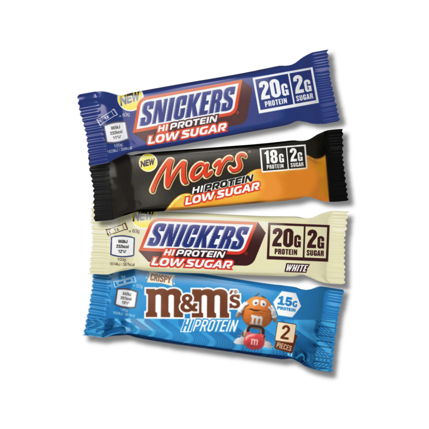 Mars | Snickers | M&M | Bounty Protein Bars