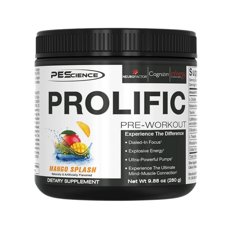 PEScience Prolific Pre-Workout 280g