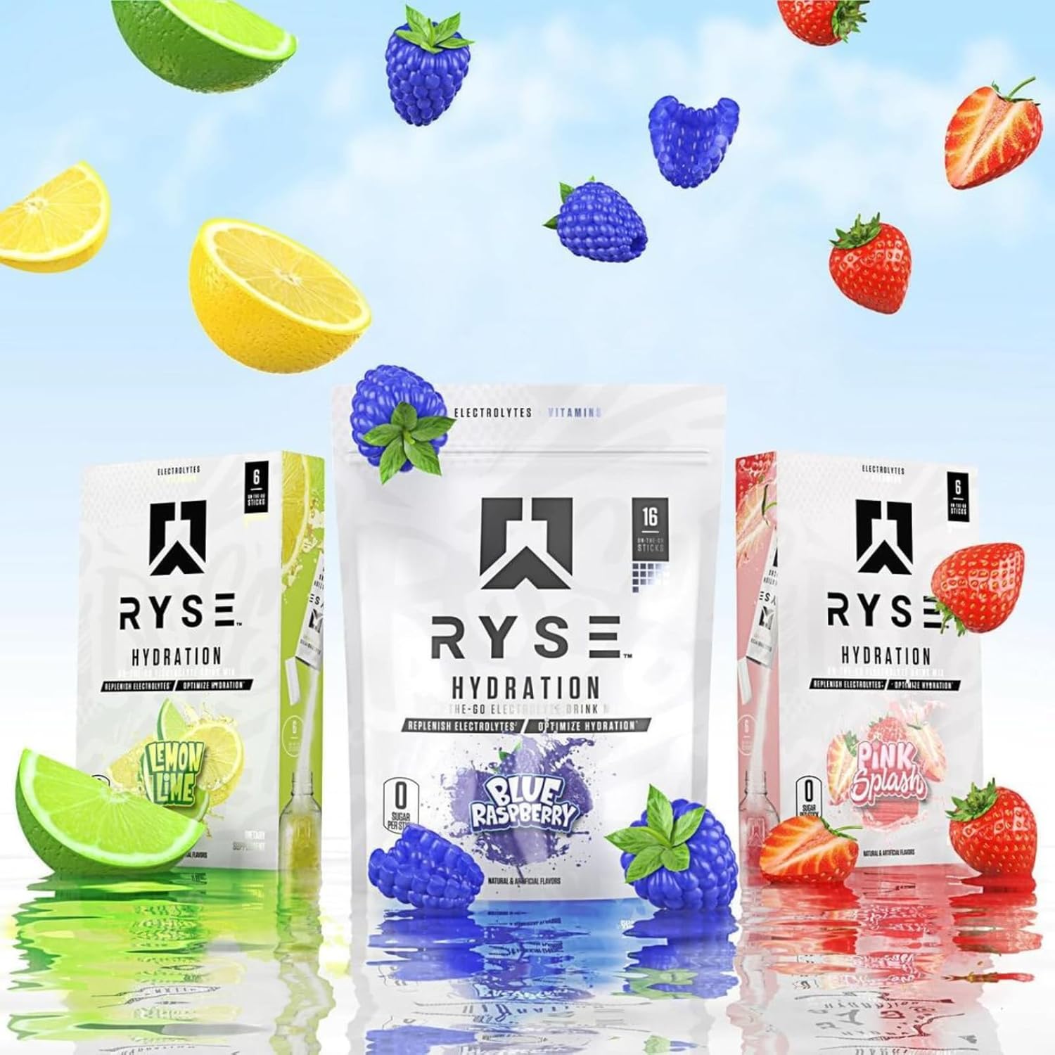 RYSE Hydration Sticks 16 Serv