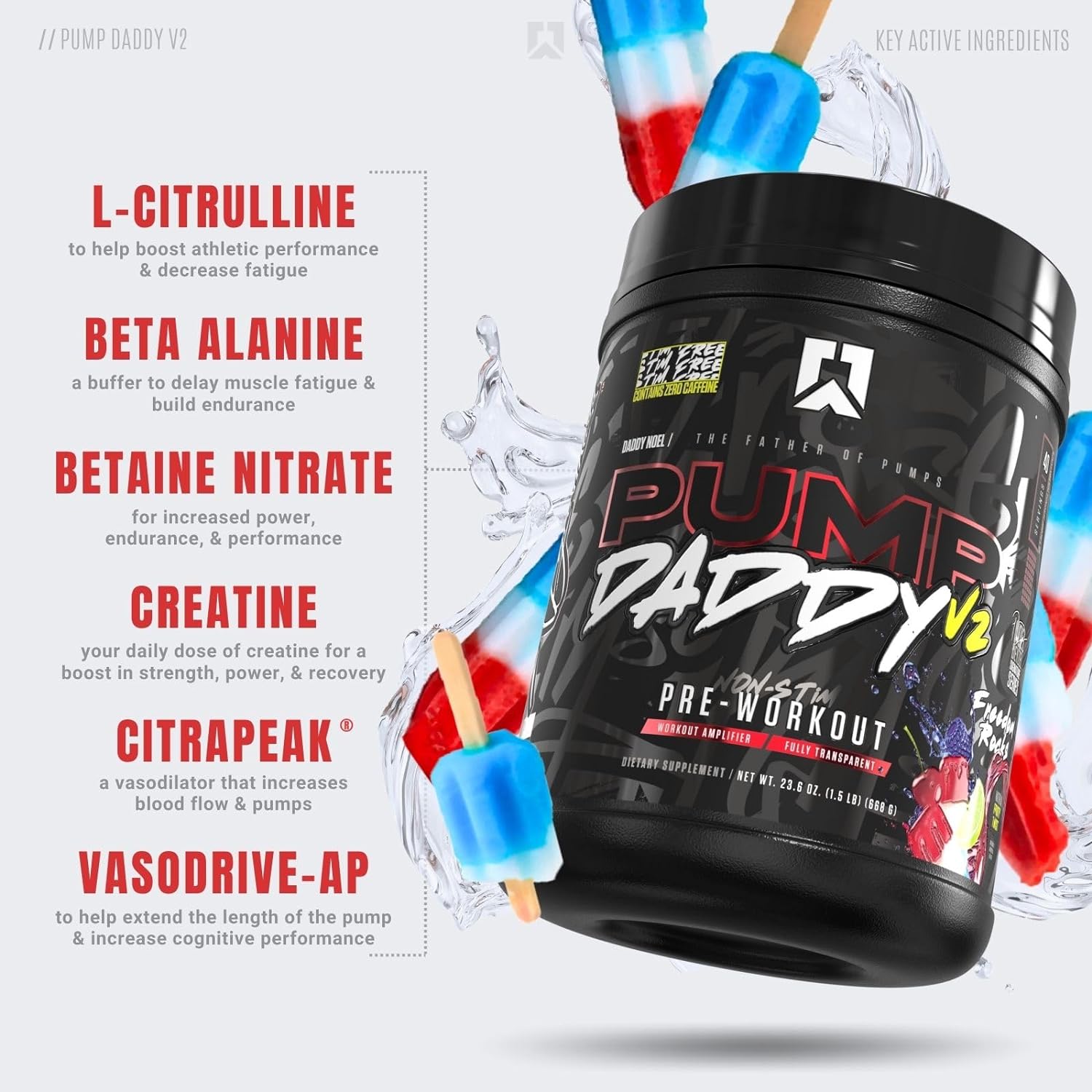 RYSE Pump Daddy V2 Pre Workout 40 Serv