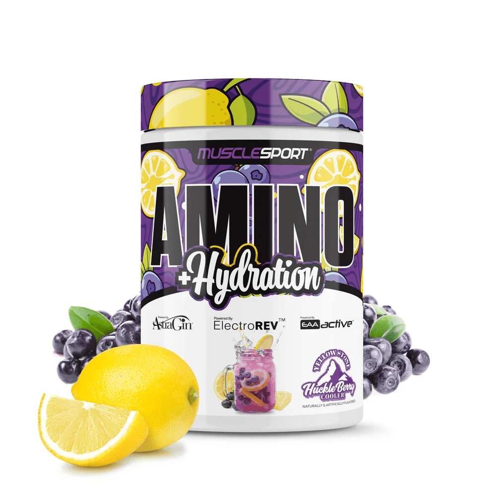 Musclesport Amino+Hydration™ Huckleberry Cooler 360Grams