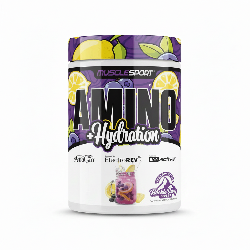 Musclesport Amino+Hydration™ Huckleberry Cooler 360Grams