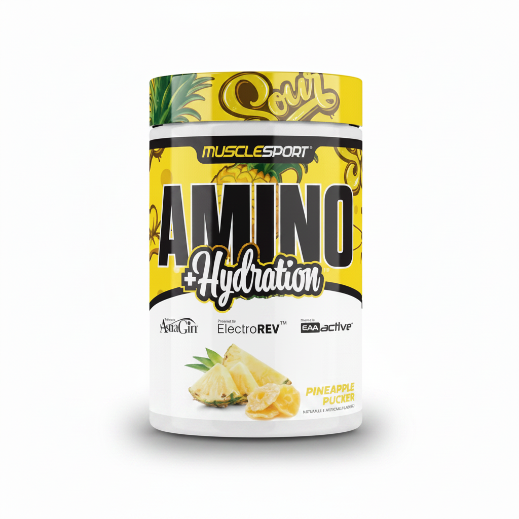 Musclesport Amino+Hydration™ Pineapple Pucker 360Grams