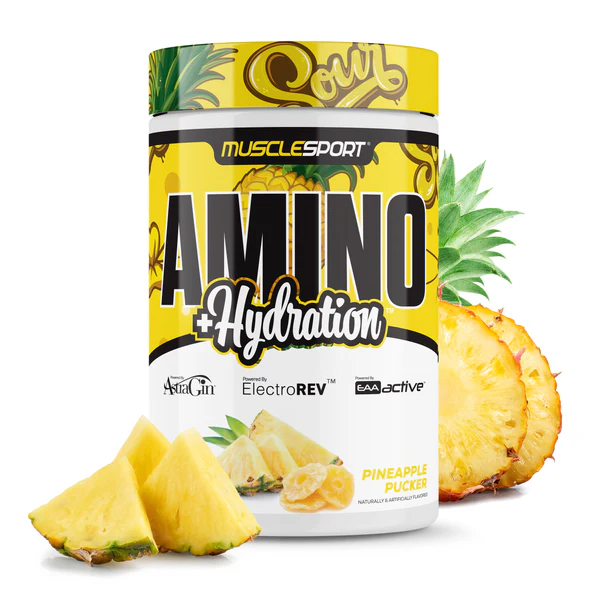 Musclesport Amino+Hydration™ Pineapple Pucker 360Grams