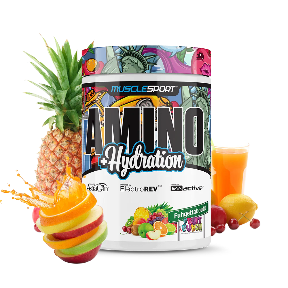 Musclesport Amino+Hydration™ Fruit Punch 360Grams