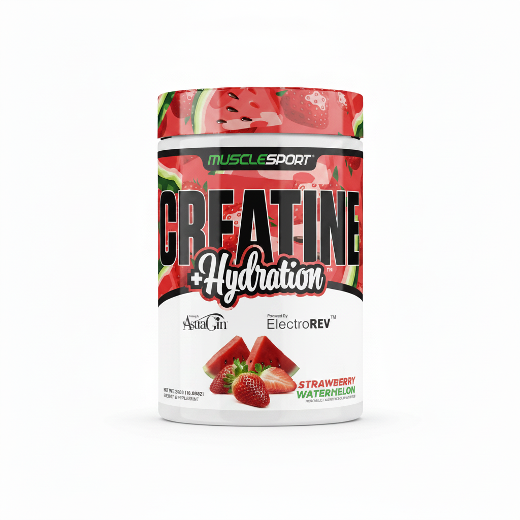 Musclesport Creatine+Hydration™ Strawberry Watermelon 300Grams