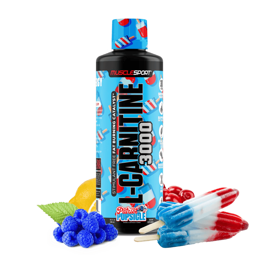 Musclesport L-Carnitine 3000 Patriot Popsicle 16.5oz Liquid