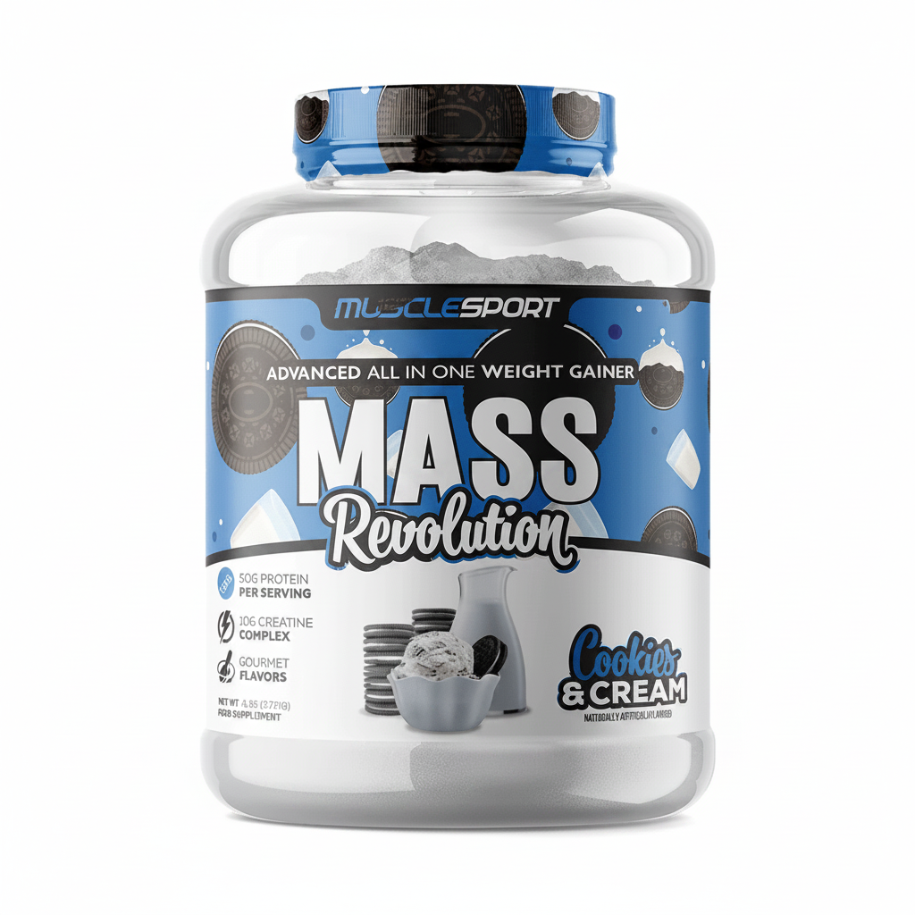 Musclesport Mass Revolution™ Mass Gainer Cookies & Cream 6lb