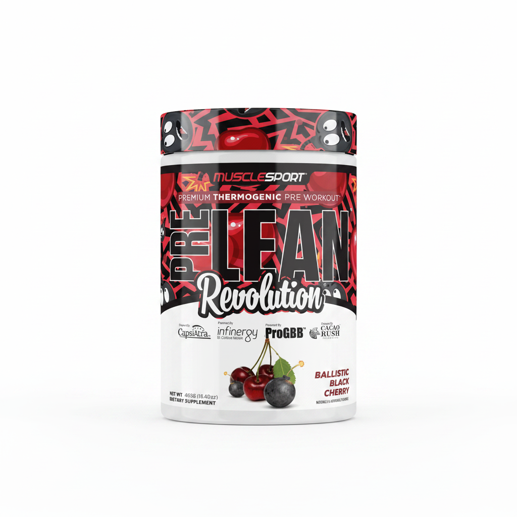 Musclesport PreLean™ Revolution® Pre-workout Ballistic Black Cherry - 30 Servings