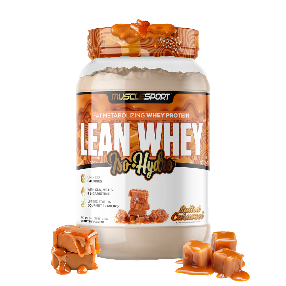 Musclesport Lean Whey Iso Hydro Gourmet Protein Salted Caramel 2lb