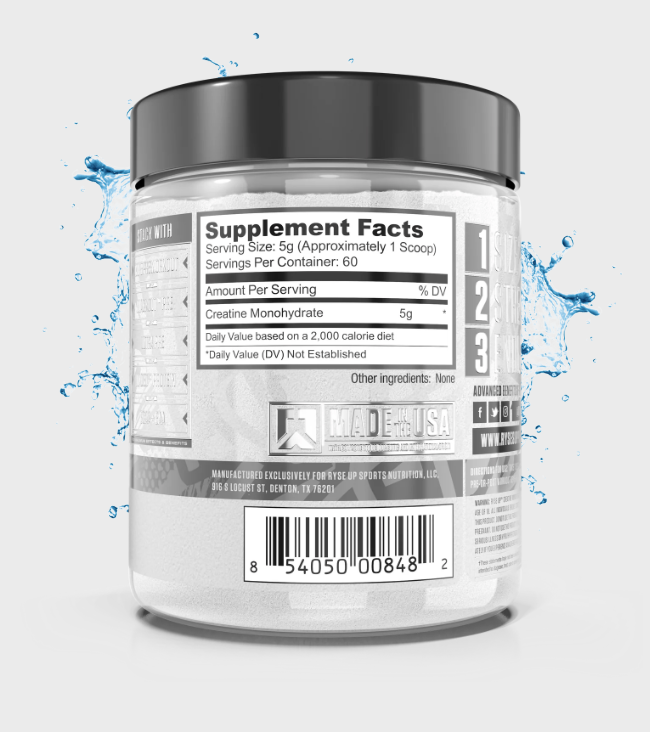 RYSE Creatine Monohydrate 60 Serv