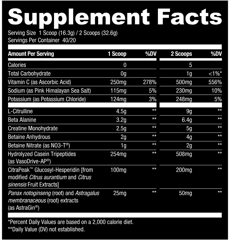 RYSE Pump Daddy V2 Pre Workout 40 Serv