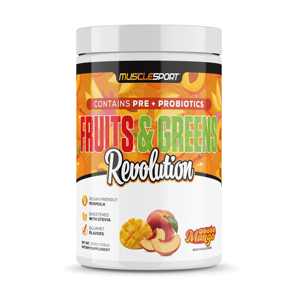 Musclesport Fruits & Greens Peach Mango