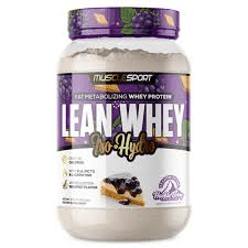 Musclesport Lean Whey Iso Hydro Gourmet Protein Huckleberry Cheesecake 2lb