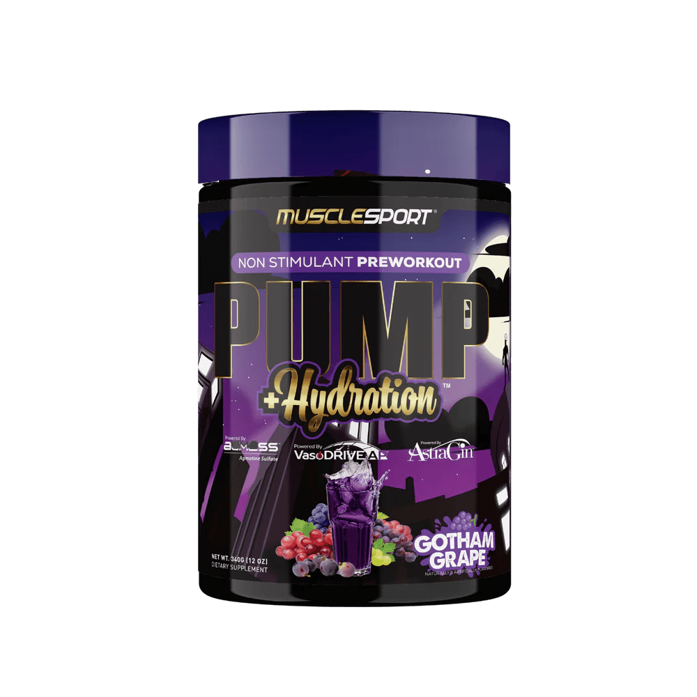 Musclesport Pump+Hydration Non Stim Pre-workout Gotham Grape - 40 Servings