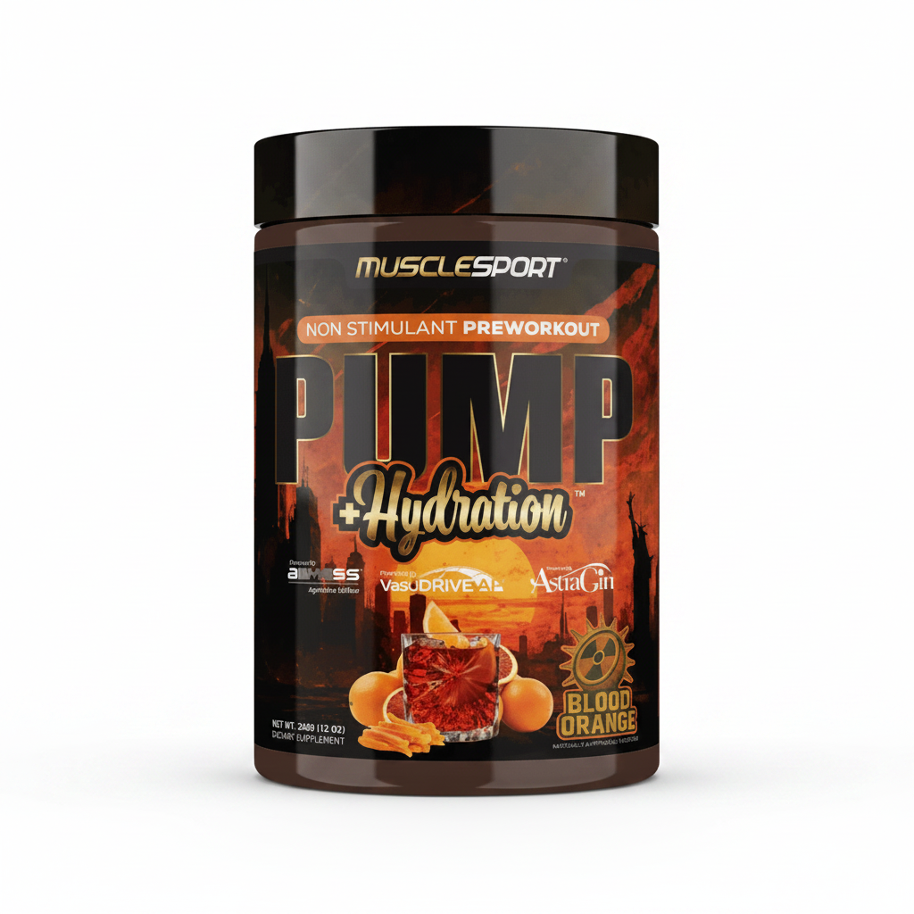 Musclesport Pump+Hydration Non Stim Pre-workout Solar Burst - 40 Servings